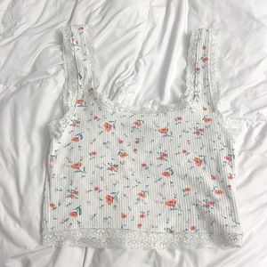 Floral Lace Tank